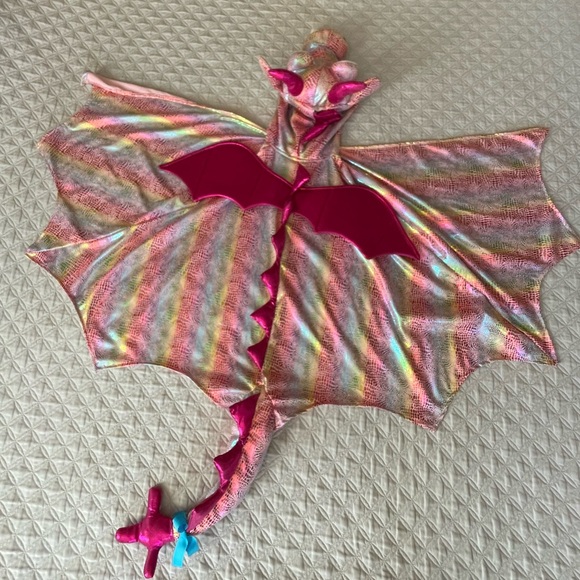 Play Imagine Pink Dinosaur Costume Cape - Picture 4 of 6